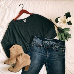 American Eagle Super Stretch Kick Bootcut Jeans